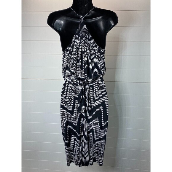 Misa Dress Womens Sz XS Domino Style# SADR5205 Spaghetti Strap Halter Disco Y2K - Picture 3 of 8